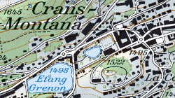 Swiss Map Raster 1:25'000 (VS)