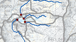Subdivision de la Suisse en bassins versants (VS)